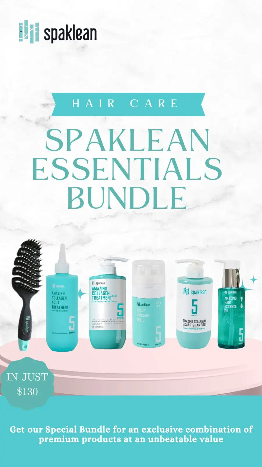 Spaklean Essentials Bundle - Pack of 6 - MySpaklean.us